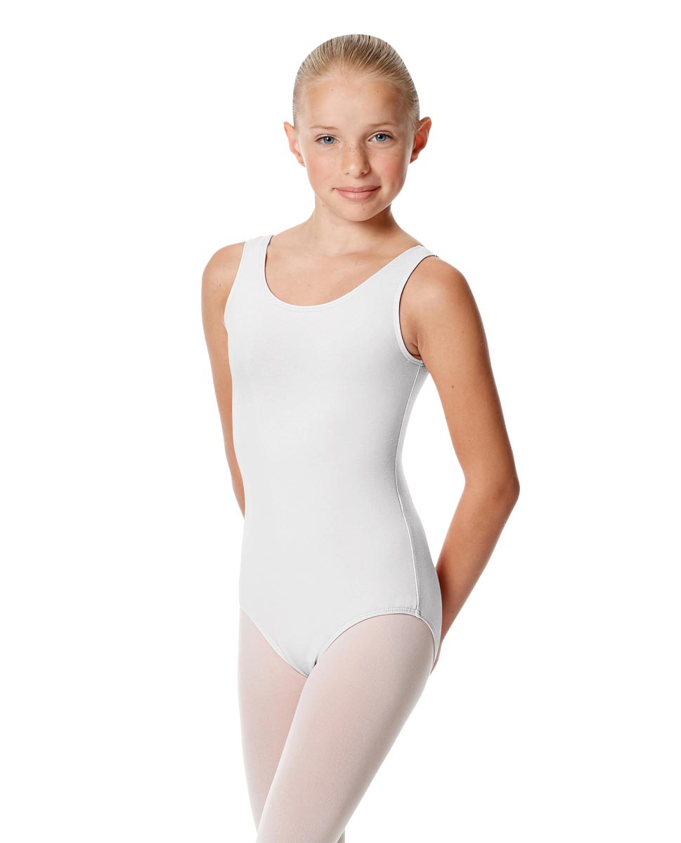 Child Basic Tank Ballet Leotard Adel WHI