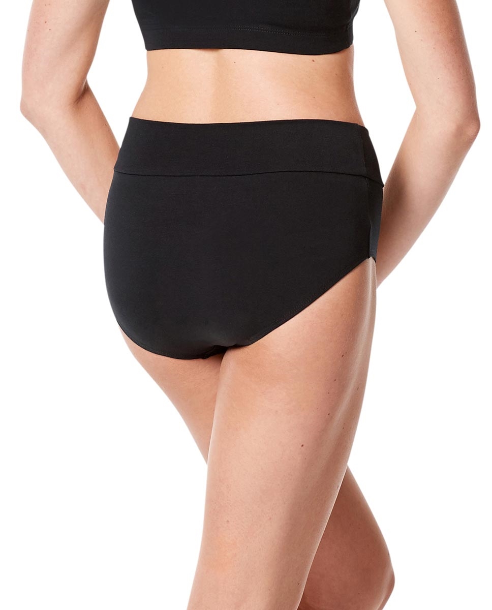 Womens Wide Waistband Dance Briefs back