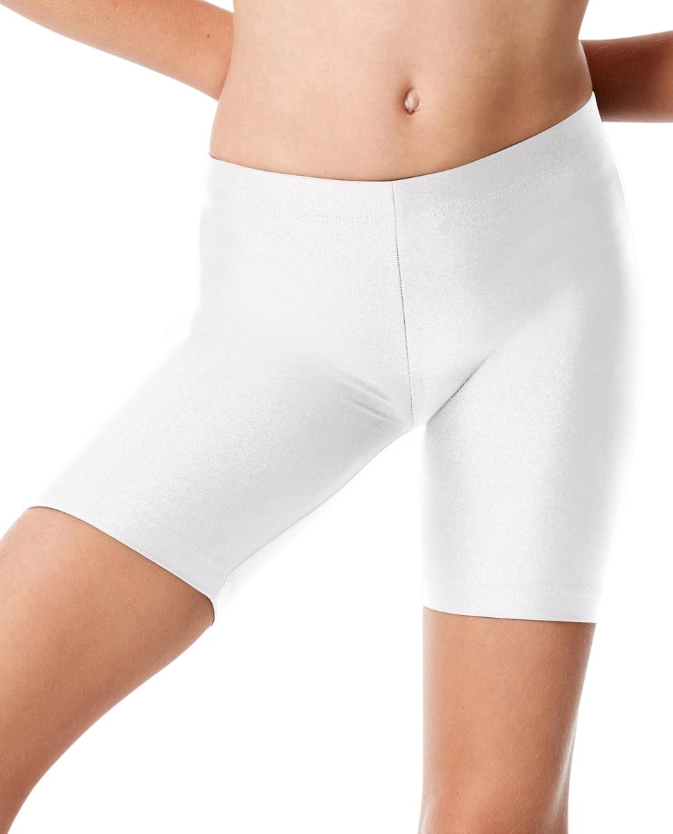 Girls Shiny Dance Shorts Janelle WHI