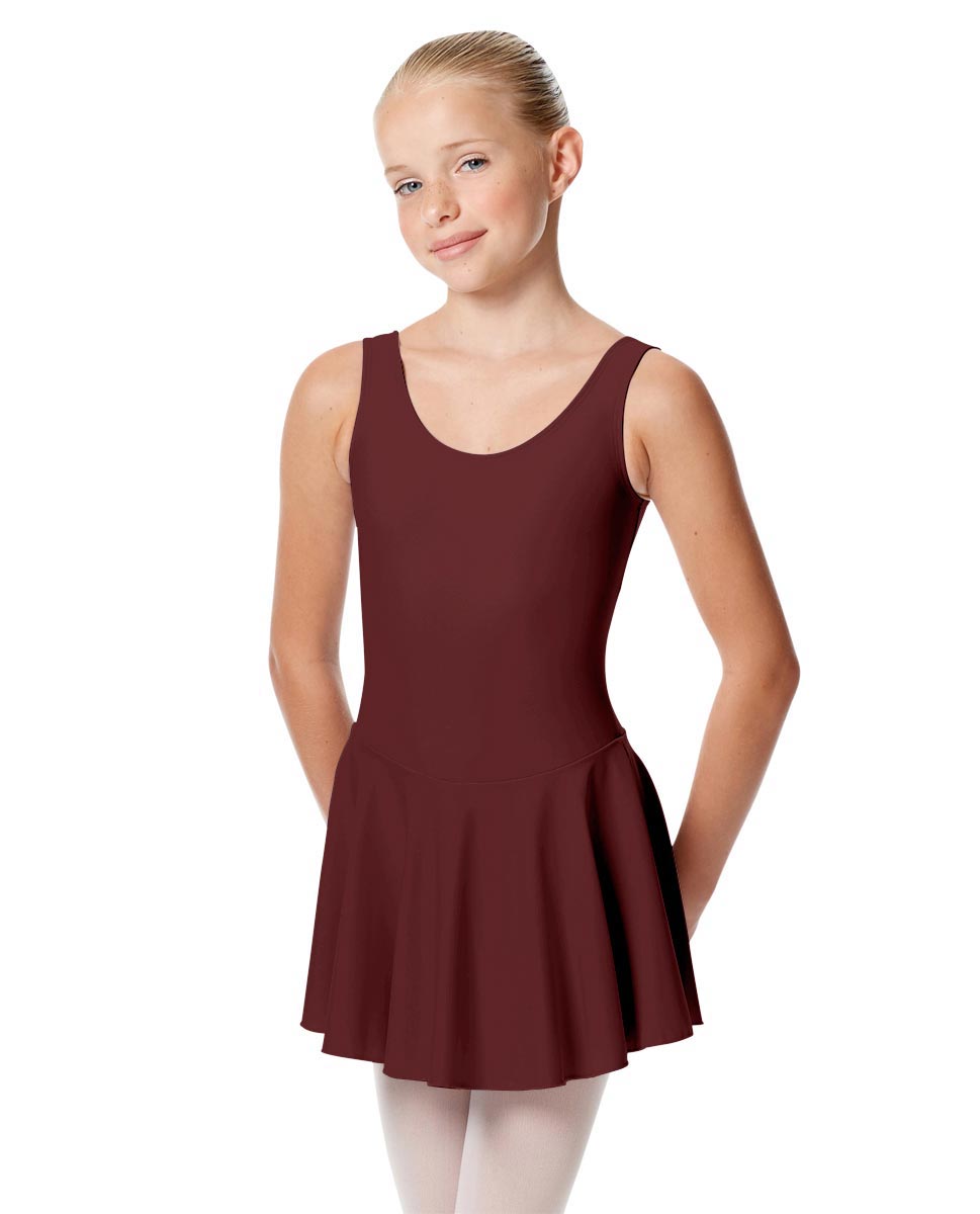 Child Skirted Ballet Tank Leotard Yasmin BUR