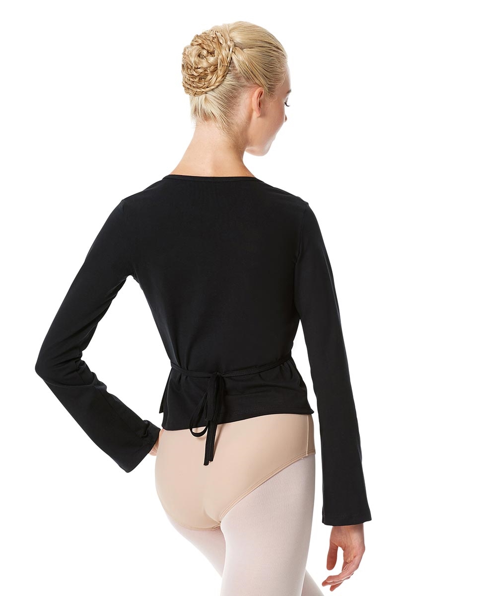 Womens Ballet Wrap Top Regina back