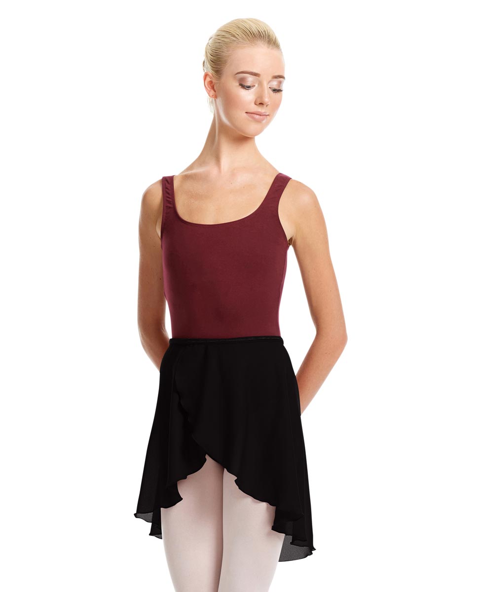 Womens Midi Wrap Ballet Skirt Felice BLK