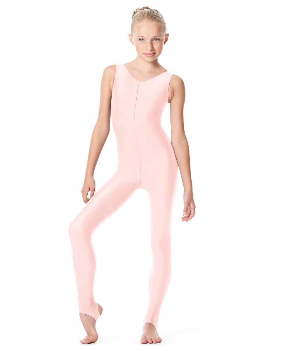 Girls Tank Stirrup Dance Unitard Matilde PNK