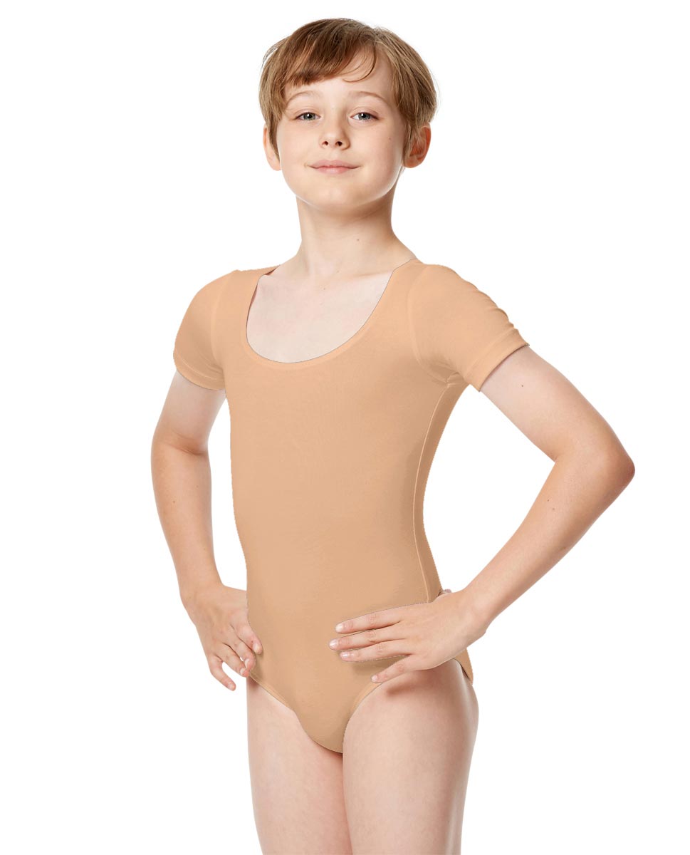 Boys Short Sleeve Ballet Leotard Ron DNUD