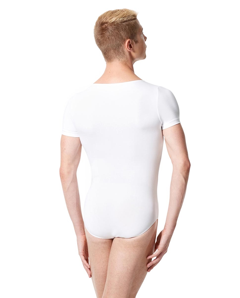 Mens Short Sleeve Ballet Leotard Ron back-mens-short-sleeve-ballet-leotard-ron