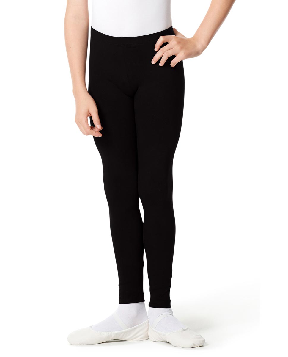 Boys High Waist Footless Dance leggings Edgar BLK