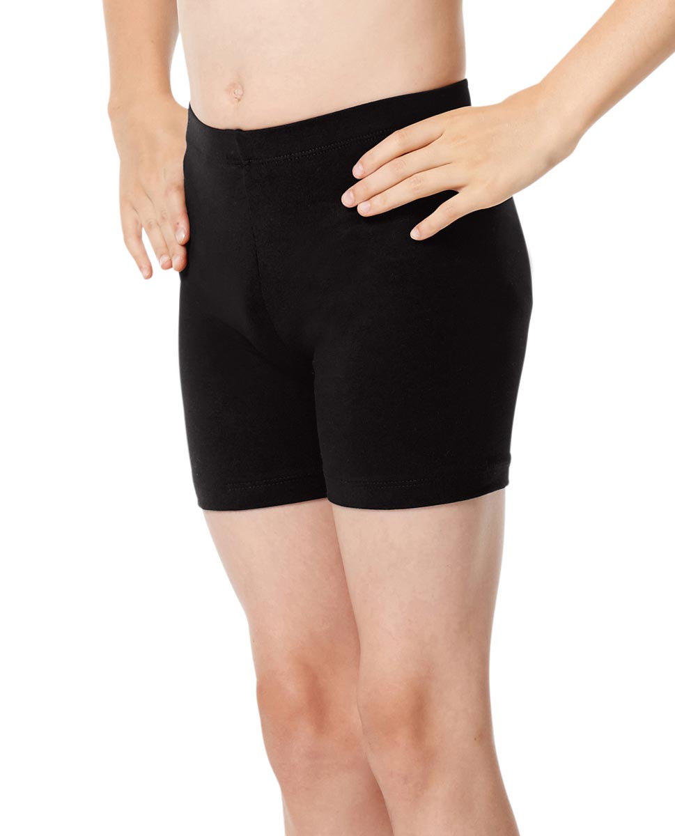 Boys High Waist Dance Shorts Dave BLK