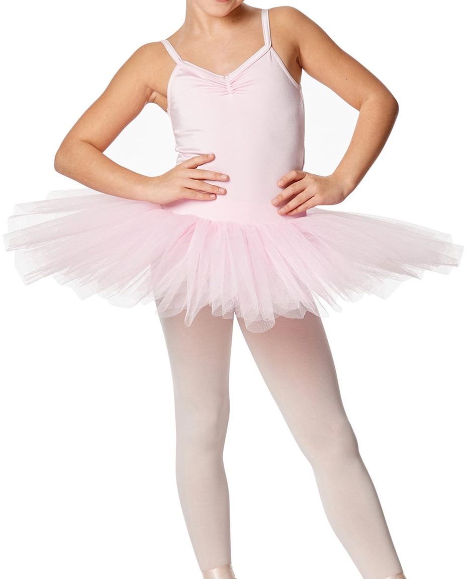 Girls Practice 4 Layers Tutu Dress PNK