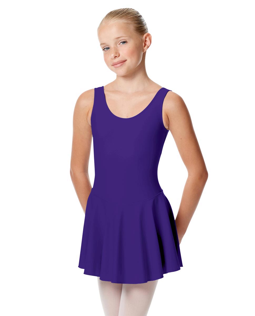 Calla Child Matte Nylon Skirted Ballet Tank Leotard Yasmin