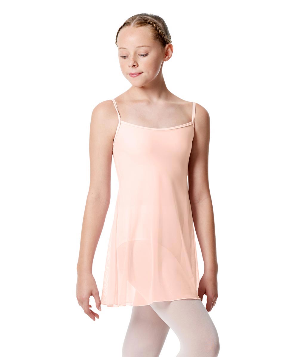 Calla Girls Matte Nylon Camisole Ballet Mesh Dress Danielle 