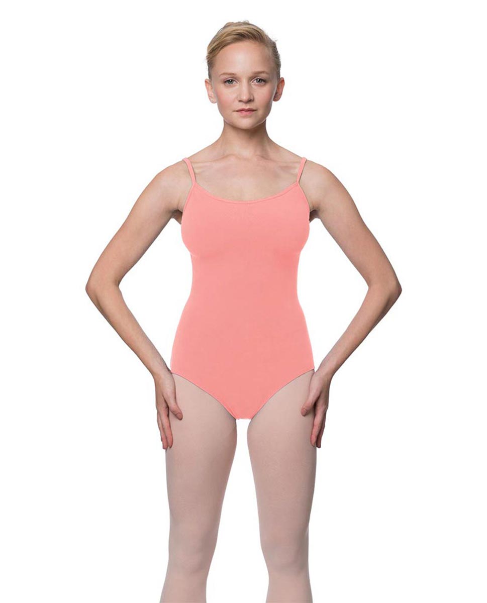 Womens Velvety Soft Camisole Ballet Leotard Lia PEAC