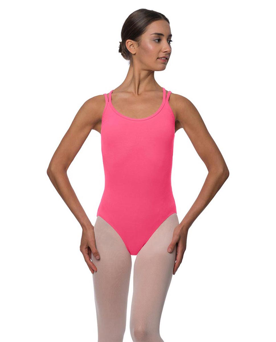 Adults Camisole Crossed Strappy Back Dance Leotard Yvette ROS