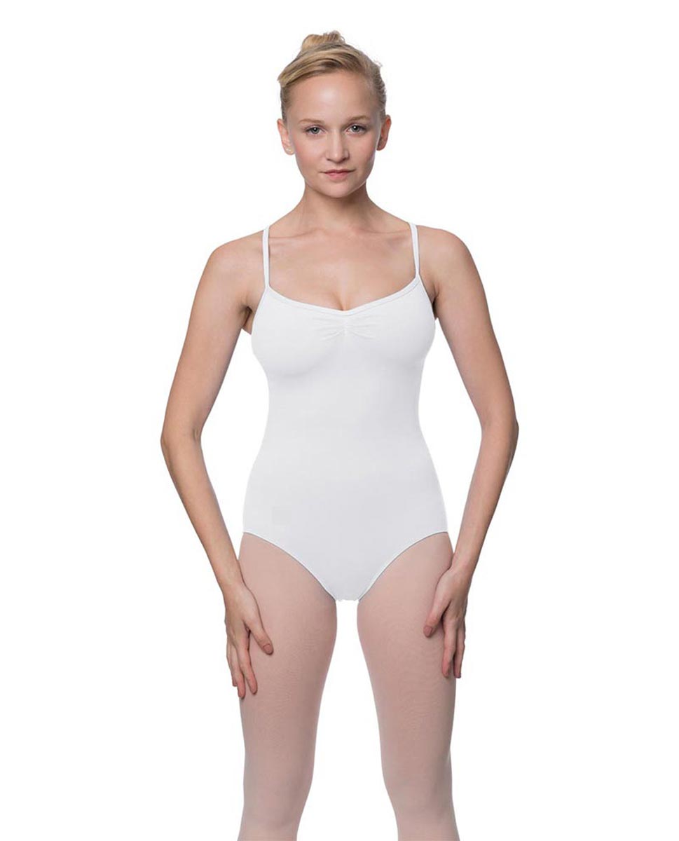 Adults X-Back Camisole Dance Leotard Nell WHI