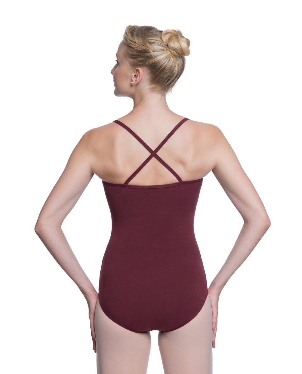 Adults X-Back Camisole Dance Leotard Nell back