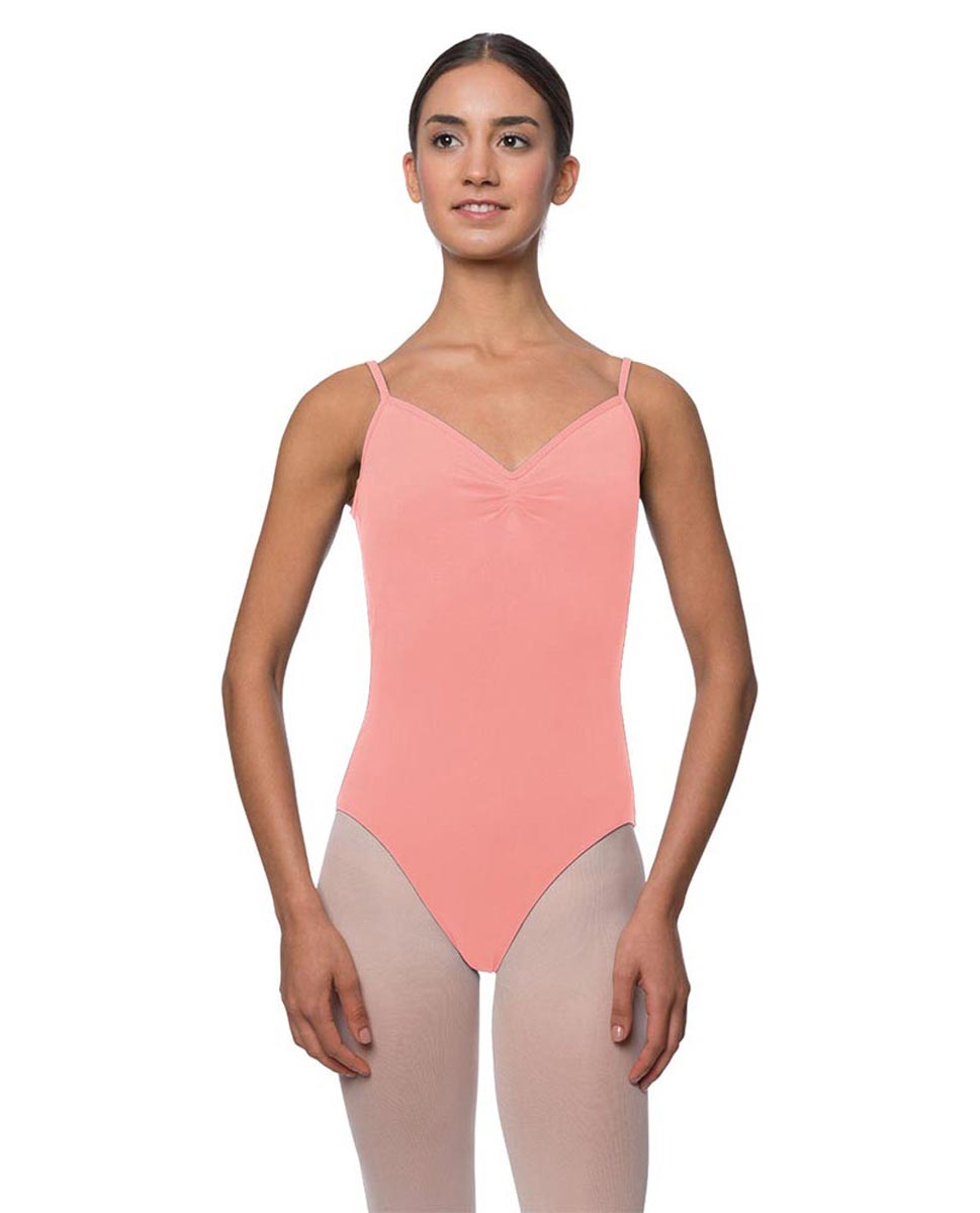 Womens Gathered Camisole Ballet Leotard Lourdes PEAC