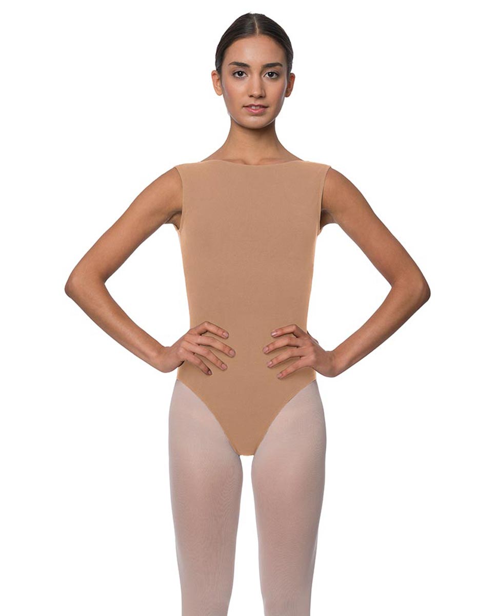 Womens High Boat Neck Tank Ballet Leotard Sabina DNUD