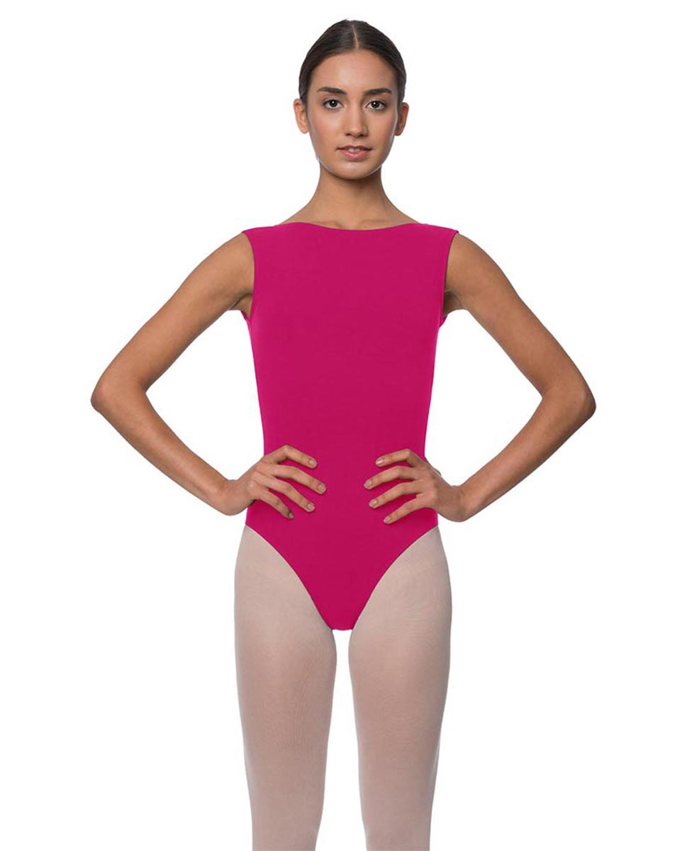 Womens High Boat Neck Tank Ballet Leotard Sabina FUC