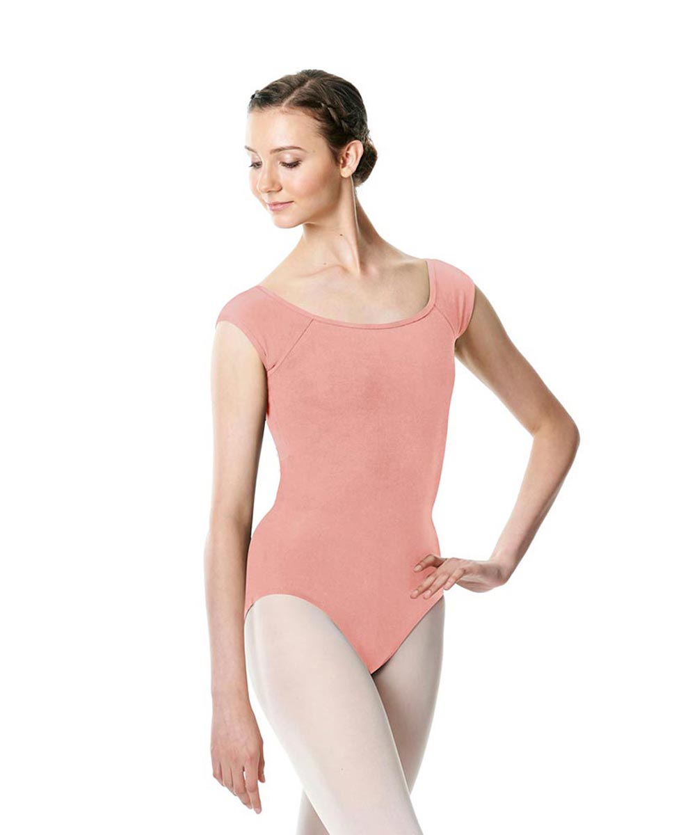 Adults Raglan Cap Sleeve Dance Leotard Dinah BPINK