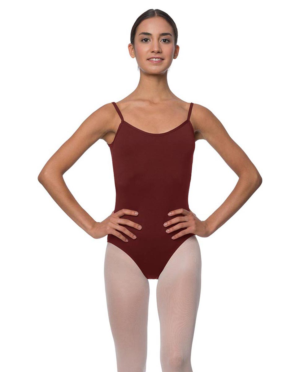 Womens Open Back Camisole Ballet Leotard Nicki BUR