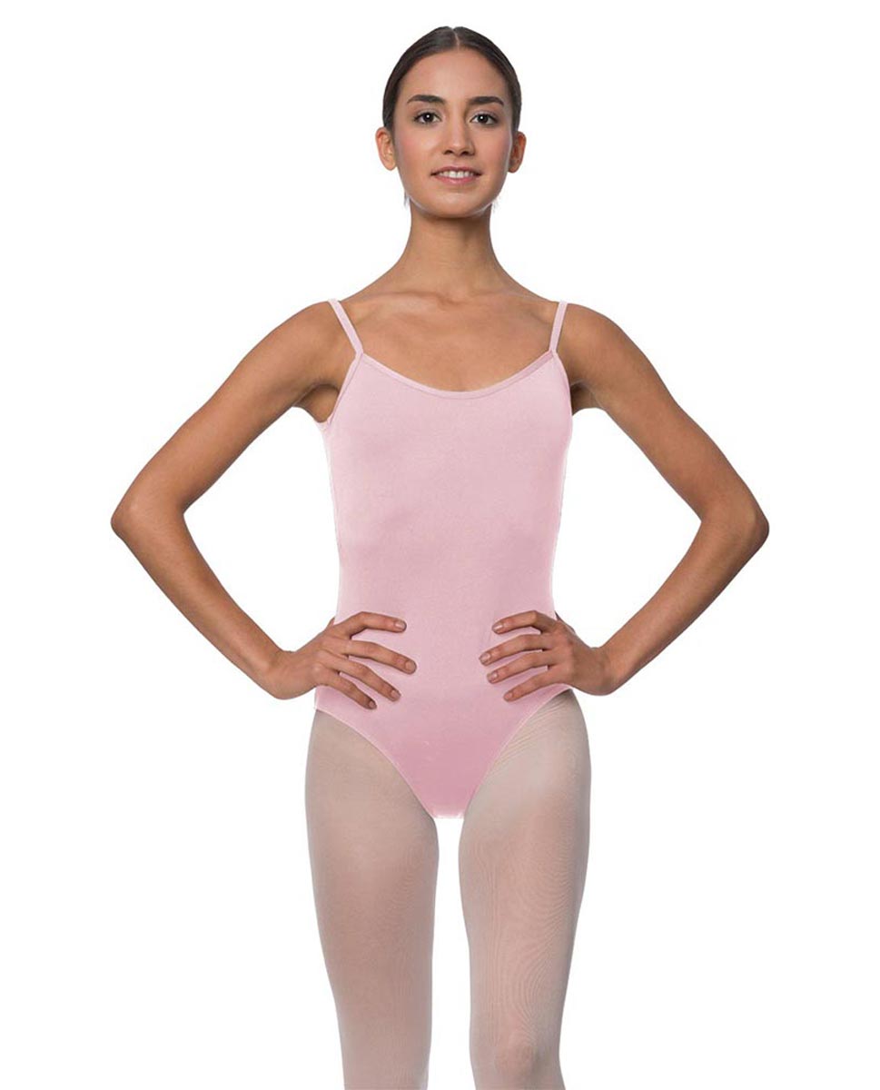 Womens Open Back Camisole Ballet Leotard Nicki PNK