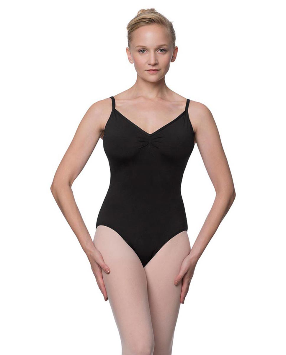 Womens V-Back Camisole Ballet Leotard Malinda BLK