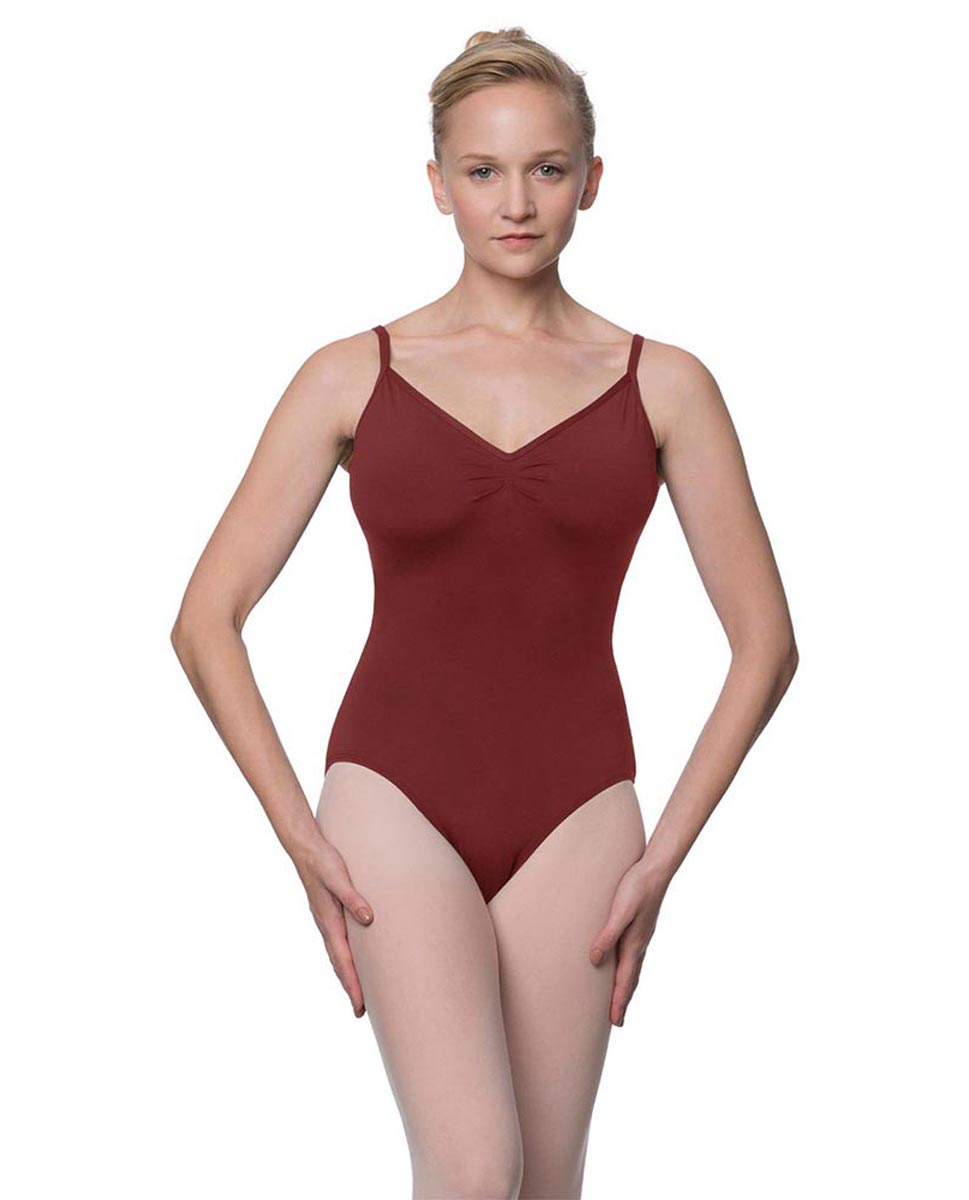 Womens V-Back Camisole Ballet Leotard Malinda BUR