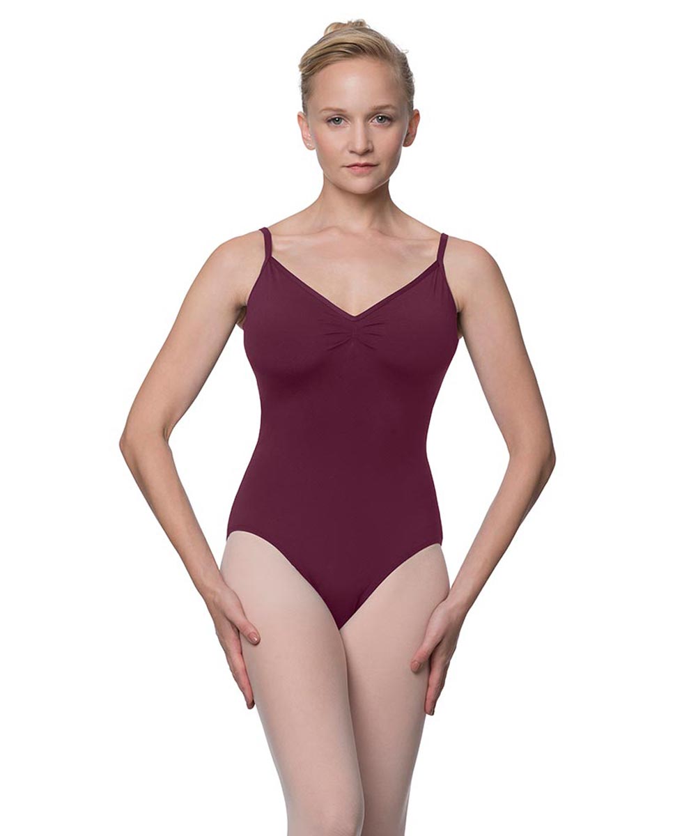 Womens V-Back Camisole Ballet Leotard Malinda WINE