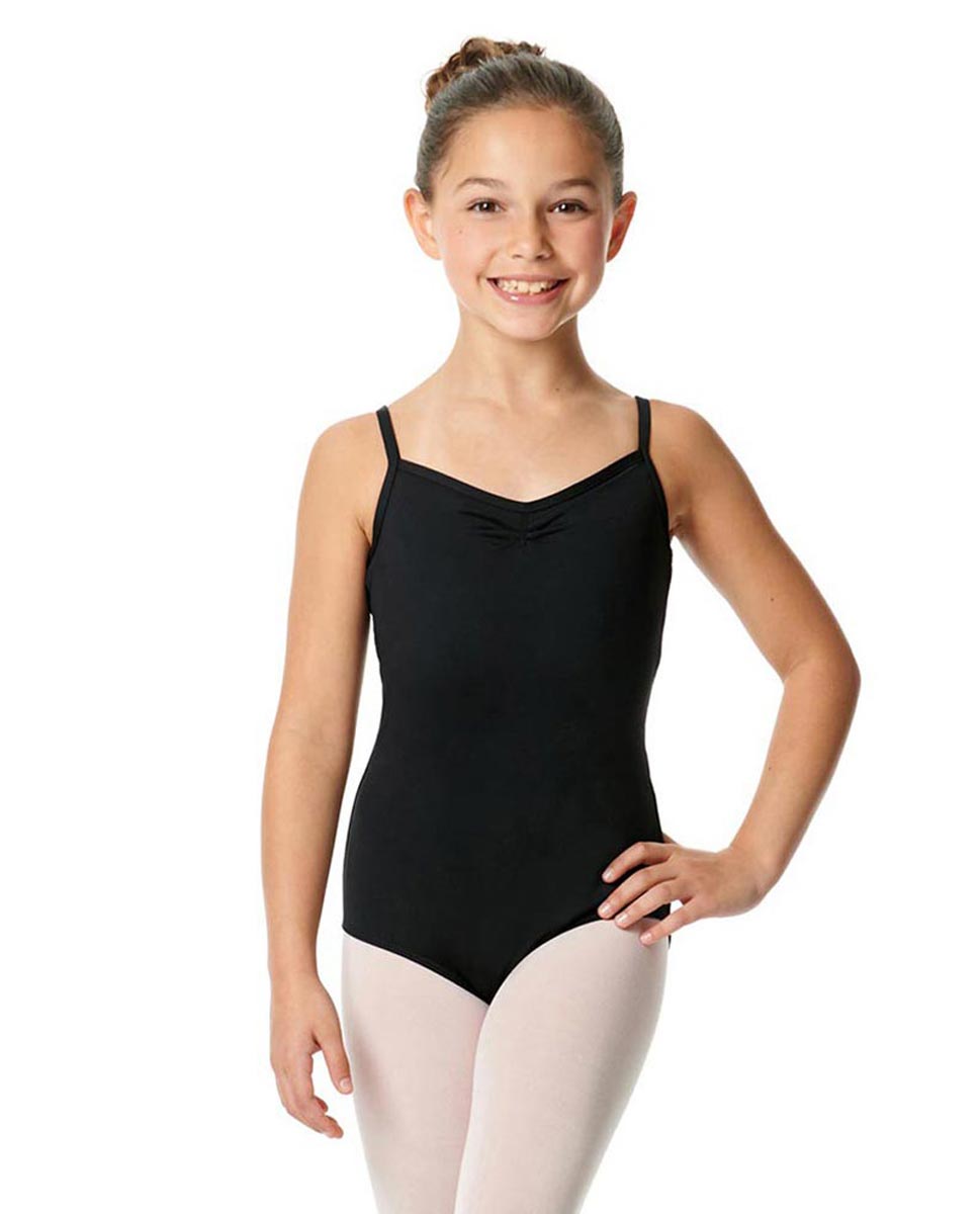 Child V-Back Camisole Dance Leotard Malinda BLK