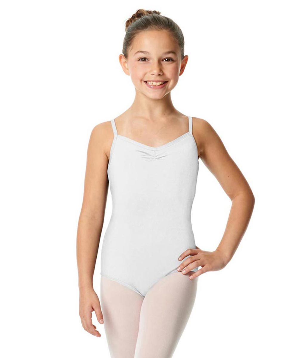 Child V-Back Camisole Dance Leotard Malinda WHI