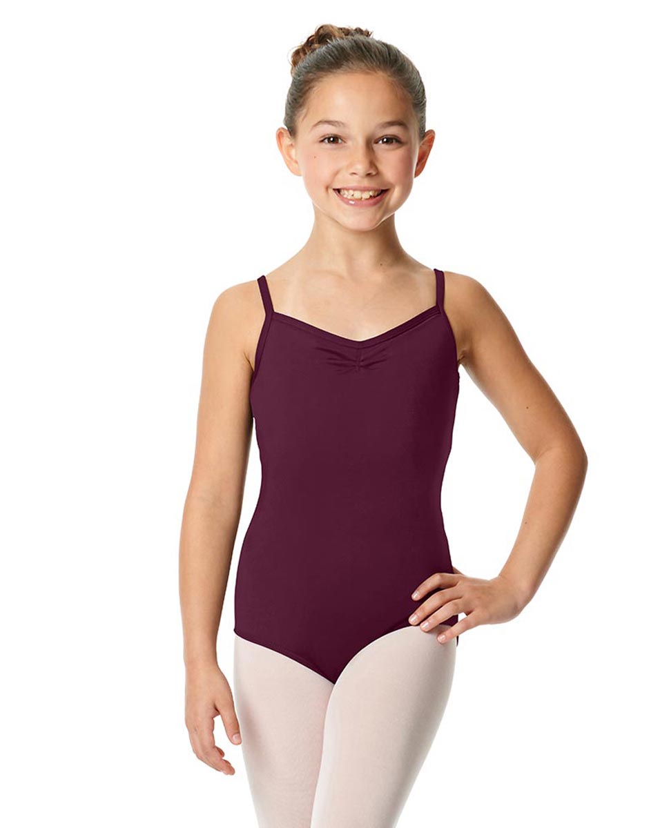 Child V-Back Camisole Dance Leotard Malinda WINE