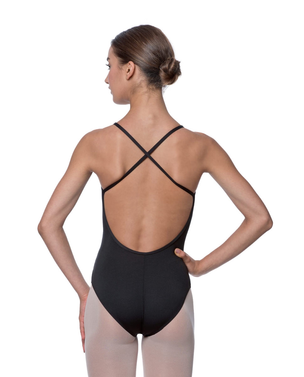 Adults Camisole Deep X-Back Ballet Leotard Raine back