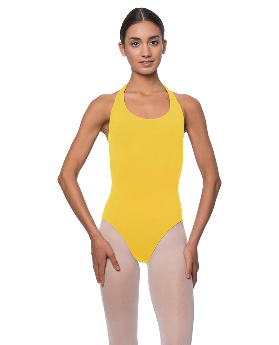 Adults Halterneck Dance Leotard Mallory YEL