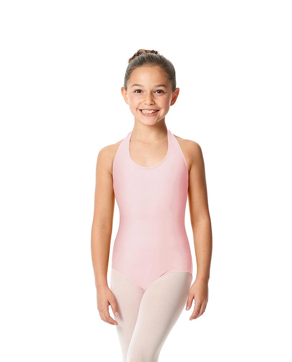 Child Halterneck Dance Leotard Mallory PNK