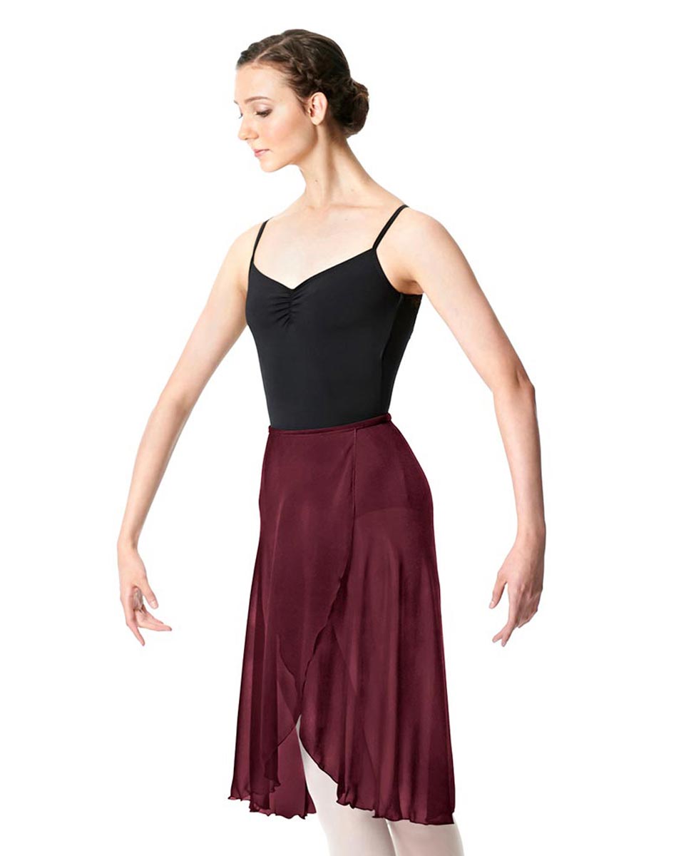 Midi Length Wrap Dance Skirt Addison BUR