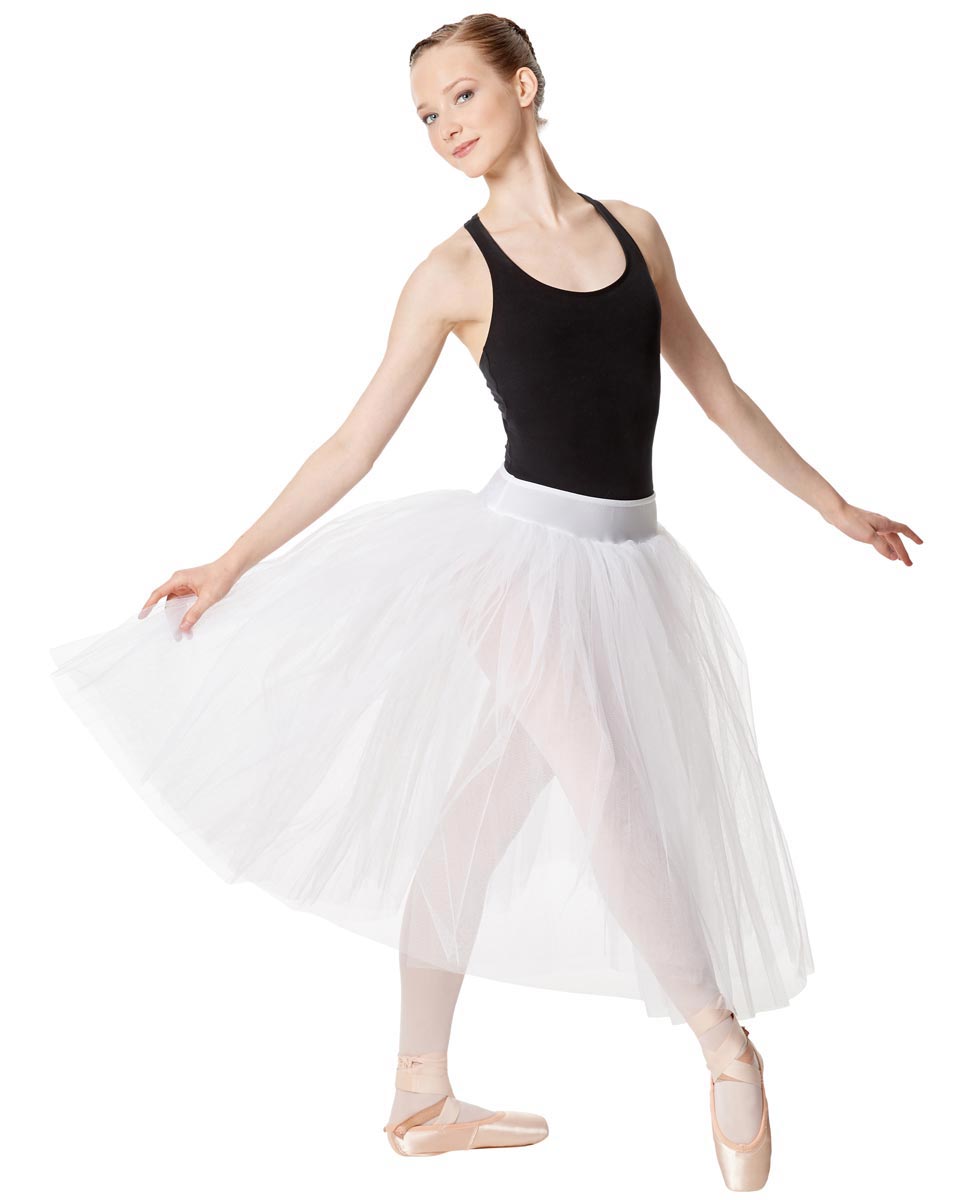 Adult Romantic Ballet Skirt Aerin WHI