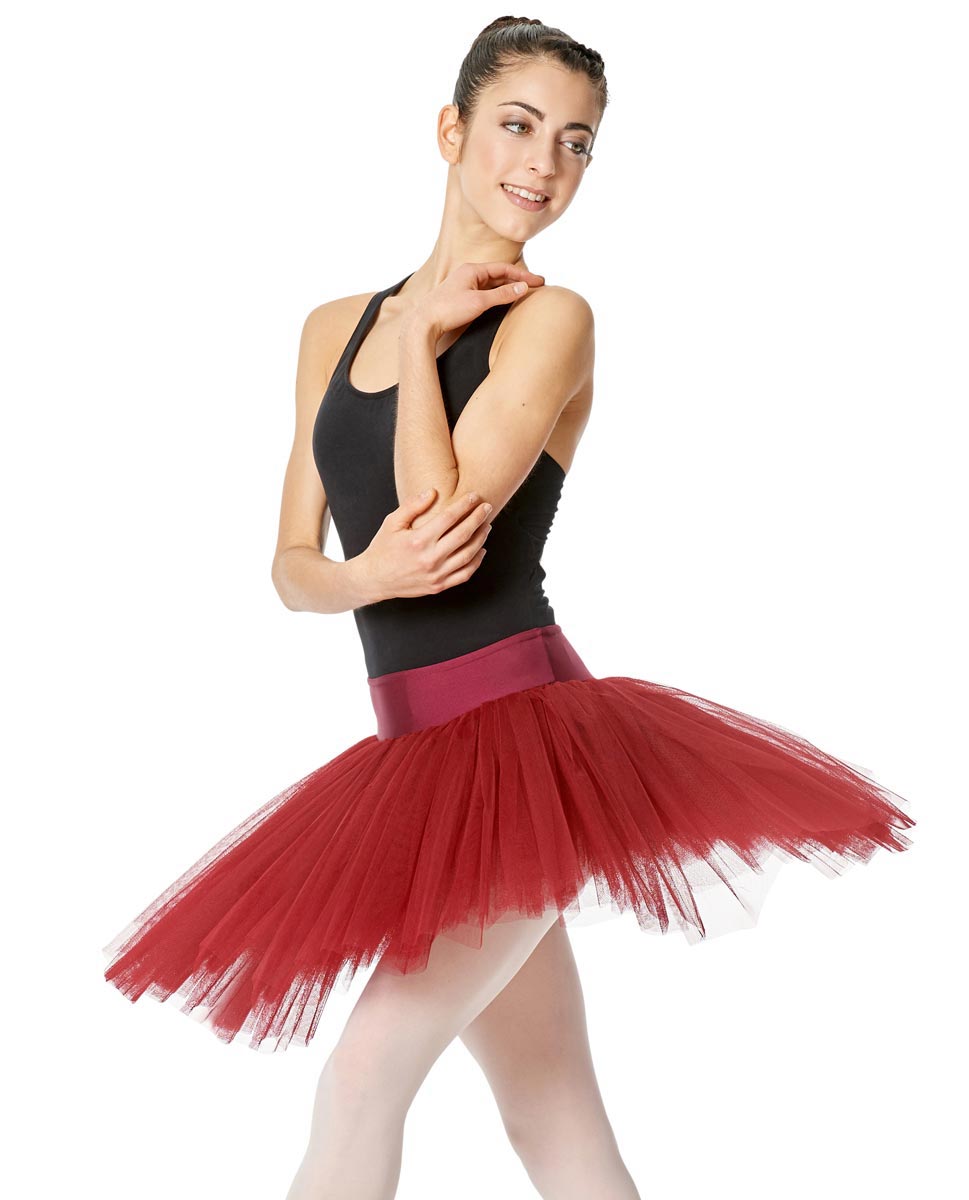 Adult 6 Layers Ballet Tutu Skirt Adelaide RED
