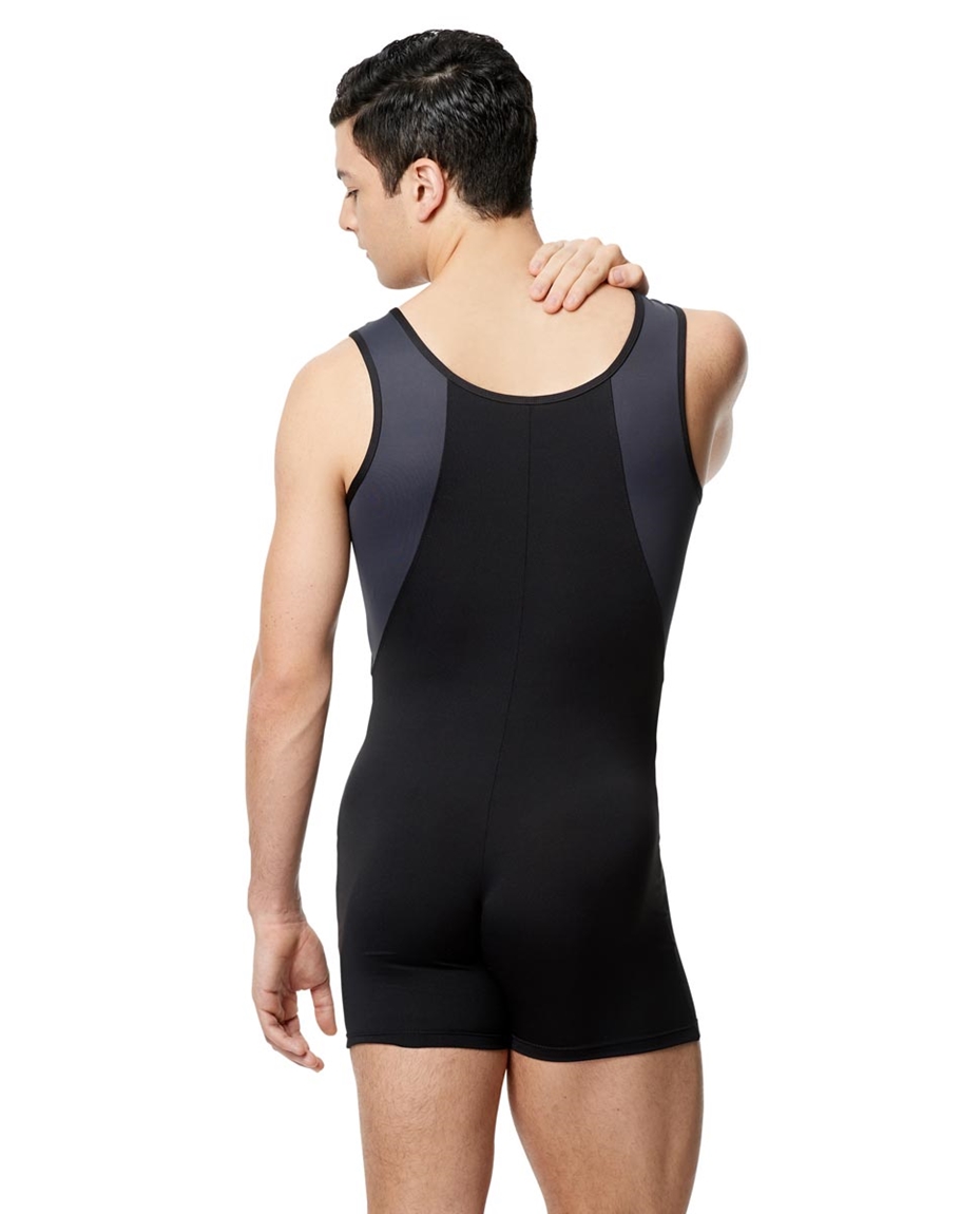 Mens Microfiber Duotone Short Unitard Mason 2-mens-microfiber-duotone-short-unitard-mason