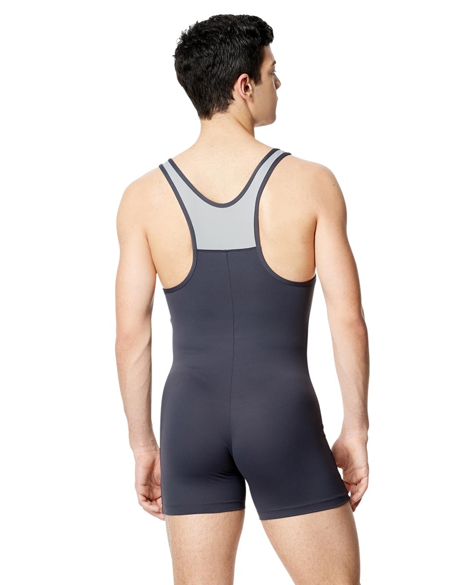 Mens Microfiber Duotone Short Unitard Gabriel 2-mens-microfiber-duotone-short-unitard-balzac