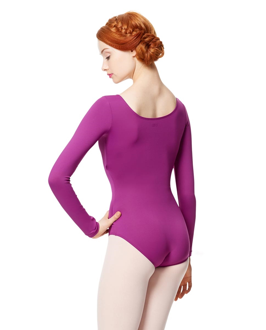 Adult Microfiber Long Sleeve Leotard Inez 2-