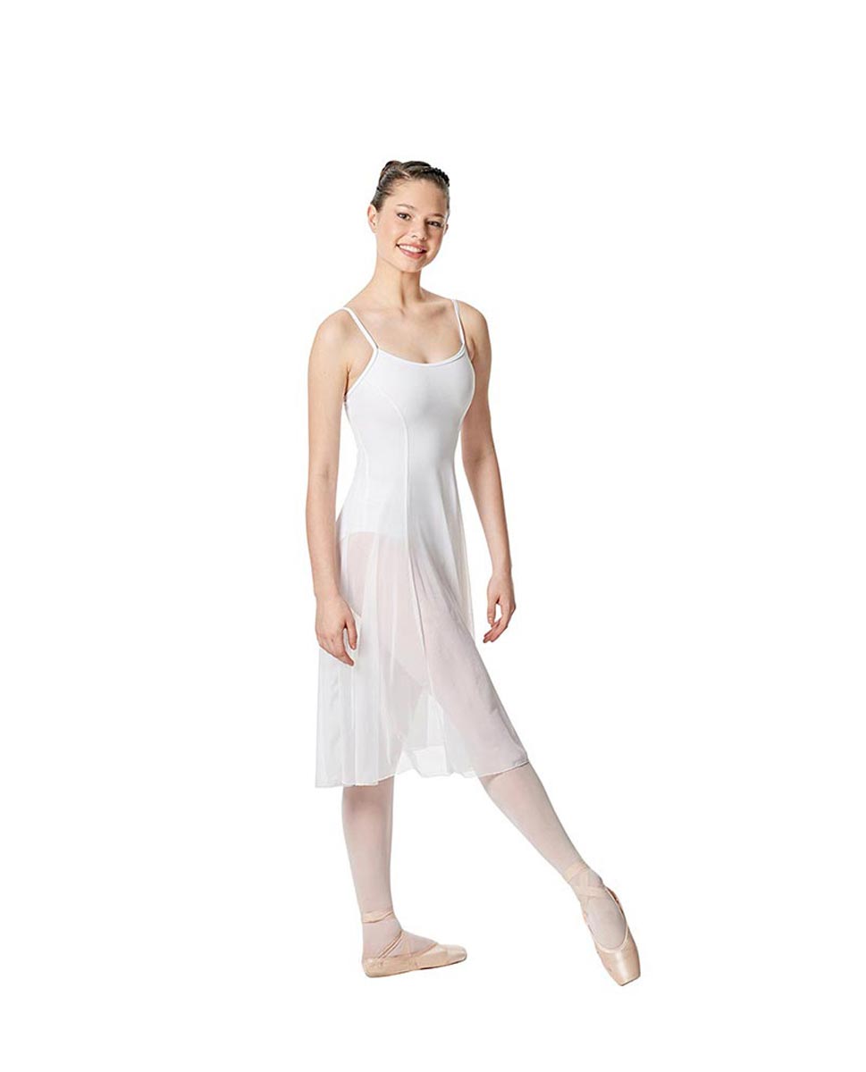 Camisole Long Ballet Dress Leotard Claire WHI