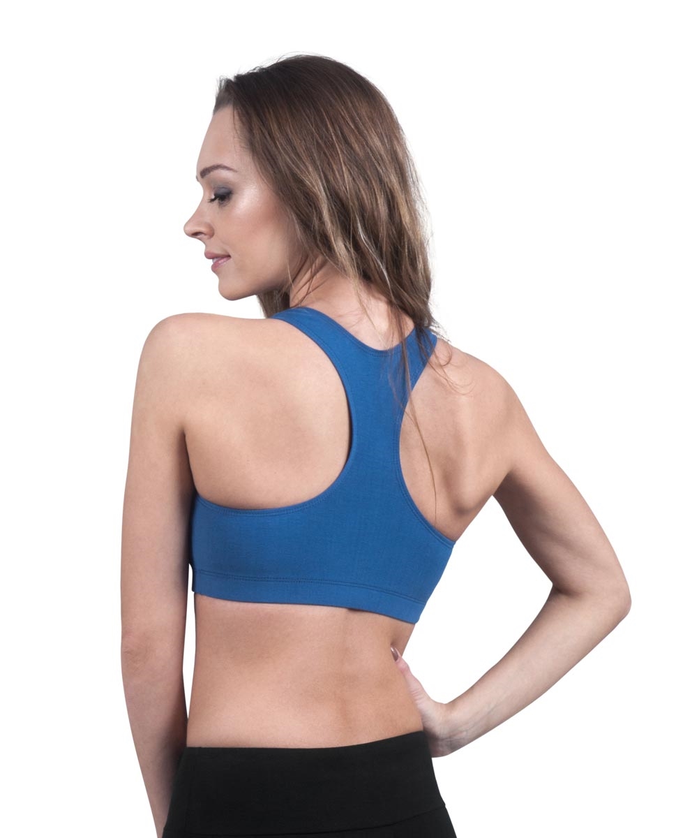 Womens Racerback Dance Bra Top Ella back