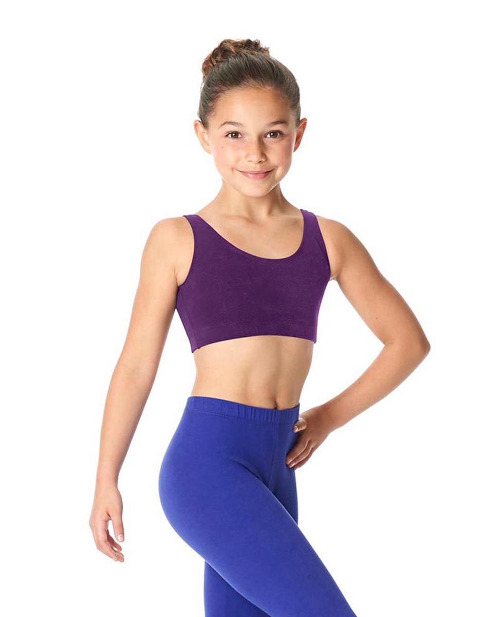 Girls Tank Crop Dance Top Beatrice GRAP