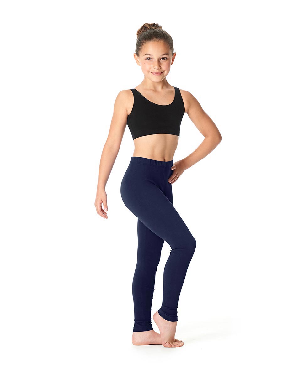 Child  Ankle Length Dance Leggings Layla NAY