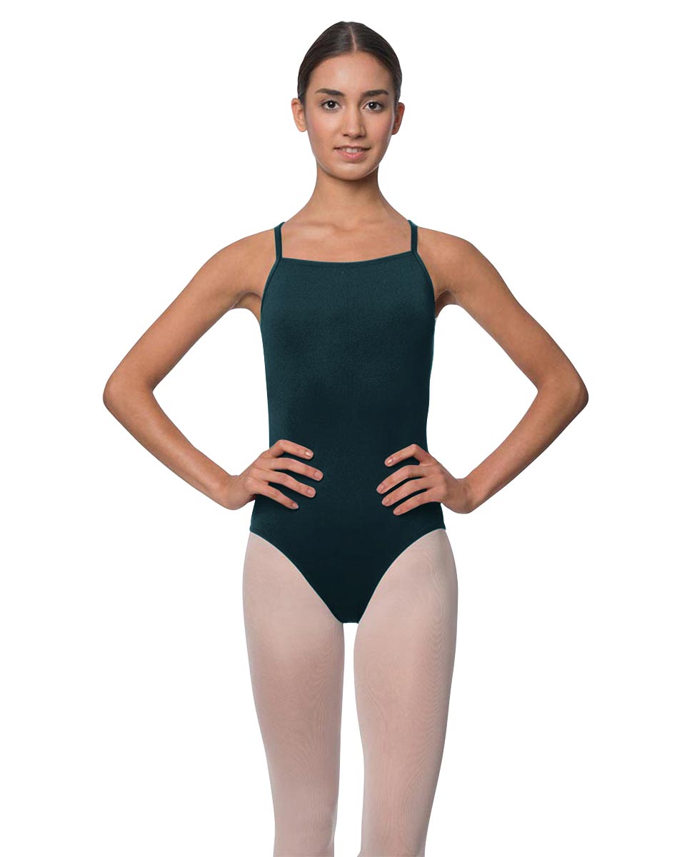 Adults Camisole Deep X-Back Ballet Leotard Raine DTEAL