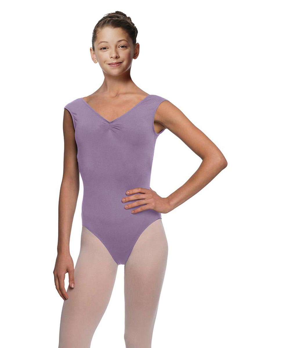 Girls Cap Sleeve Ballet Leotard Reyton LAV