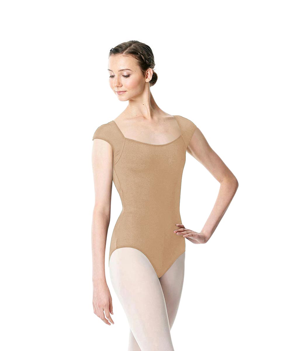 Adult Short Sleeve Dance Leotard Hensely NUD