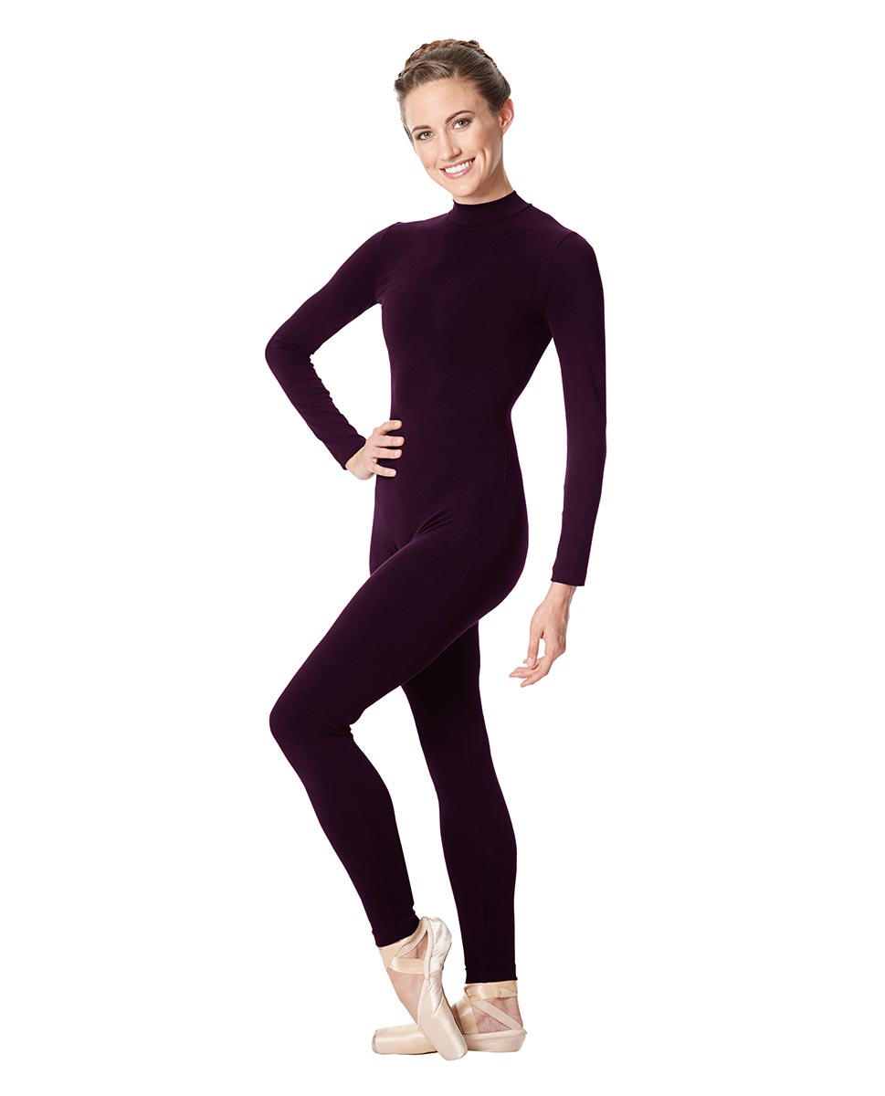 Adult Long Sleeve Mock Neck Dance Unitard Annabelle AUB