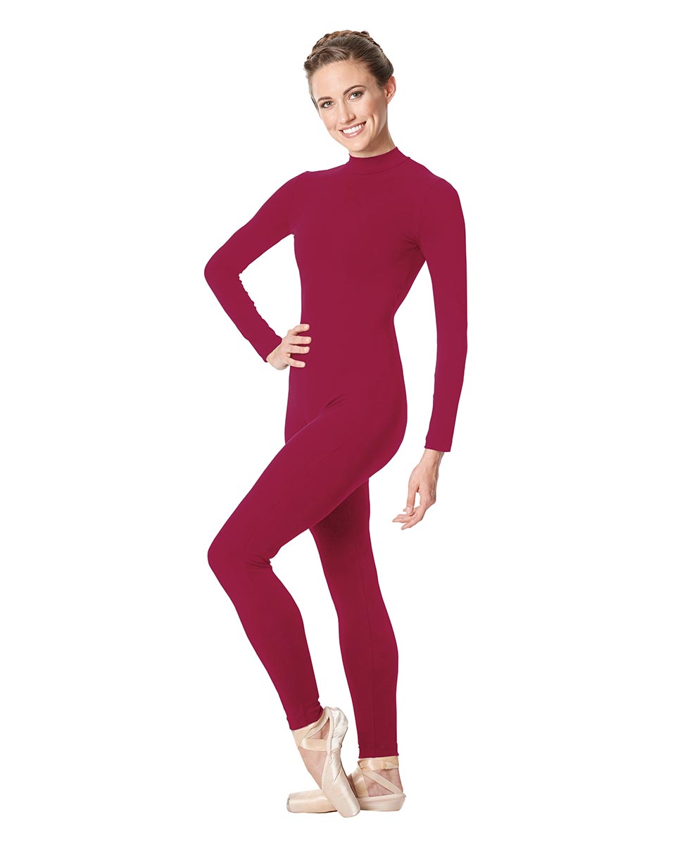 Adult Long Sleeve Mock Neck Dance Unitard Annabelle FUC