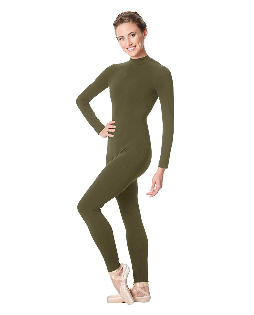 Adult Long Sleeve Mock Neck Dance Unitard Annabelle KHA