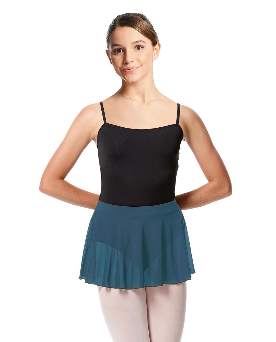 Girls Mesh Skirt Hania with Wide Elastic Waist Band BLUE